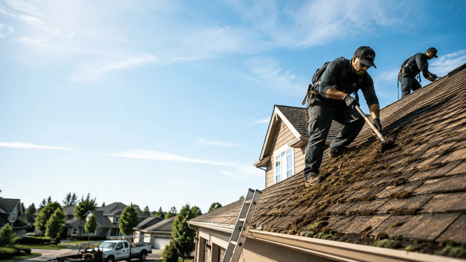 Roof Moss Removal in Eleroy, IL near me